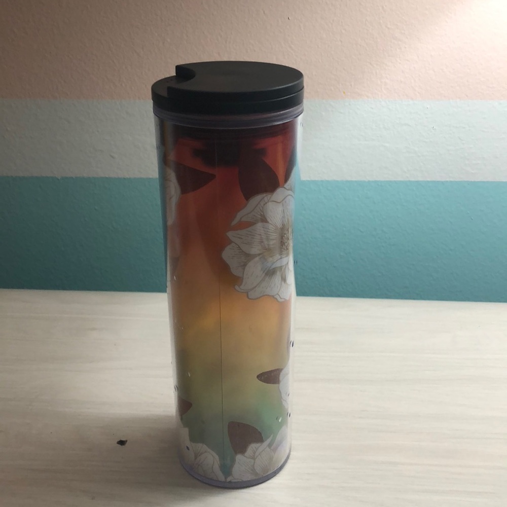 Ombré rainbow Starbucks cup/ price negotiable